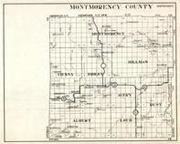 Montmorency County, Vienna, Briley, Hillman, Albert, Avery, Loud, Rust, Sargants, Hetherton, Wallace, Michigan State Atlas 1930c
